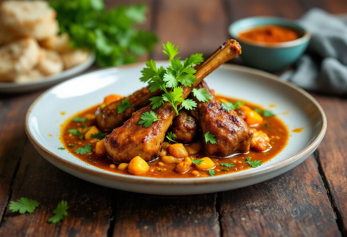 Durban Spiced Lamb Shanks