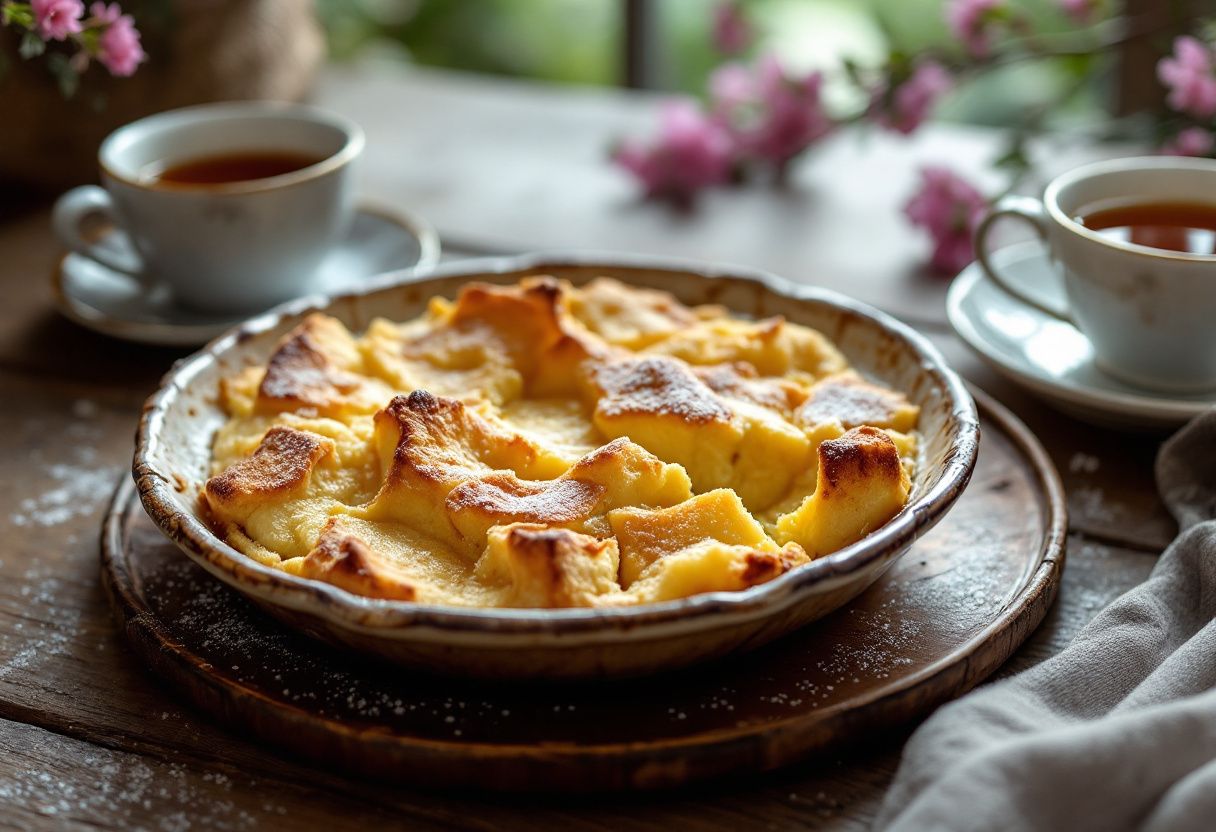 Earl Grey Bread Pudding