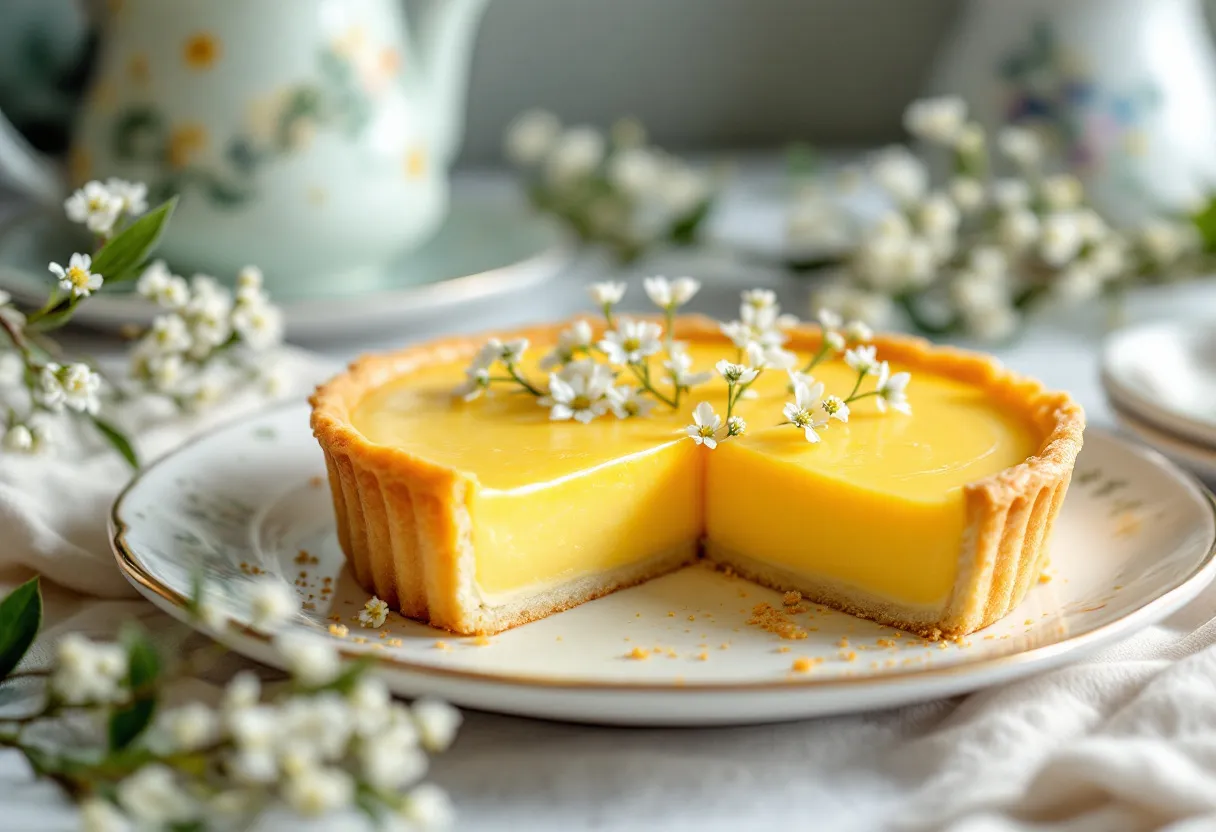 Elderflower Essence Tart recipe image