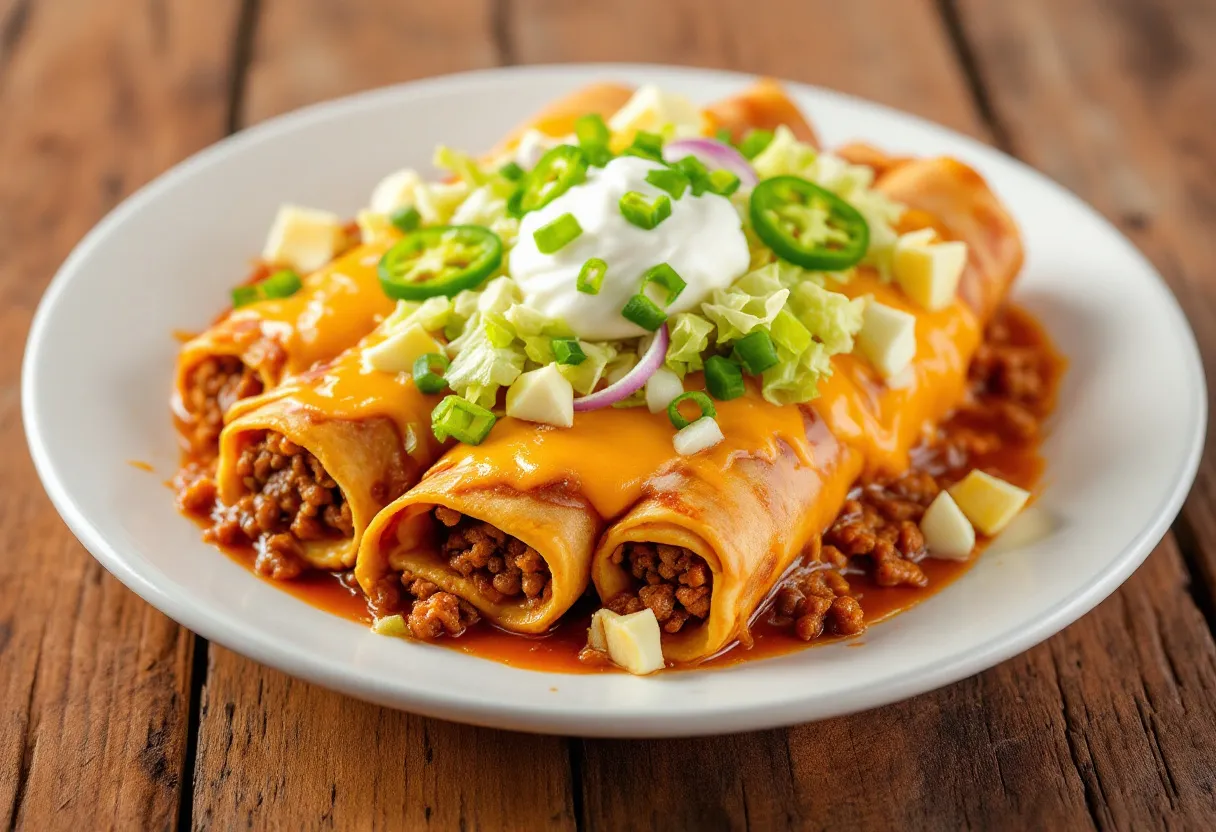 Enchiladas Hondureñas recipe image
