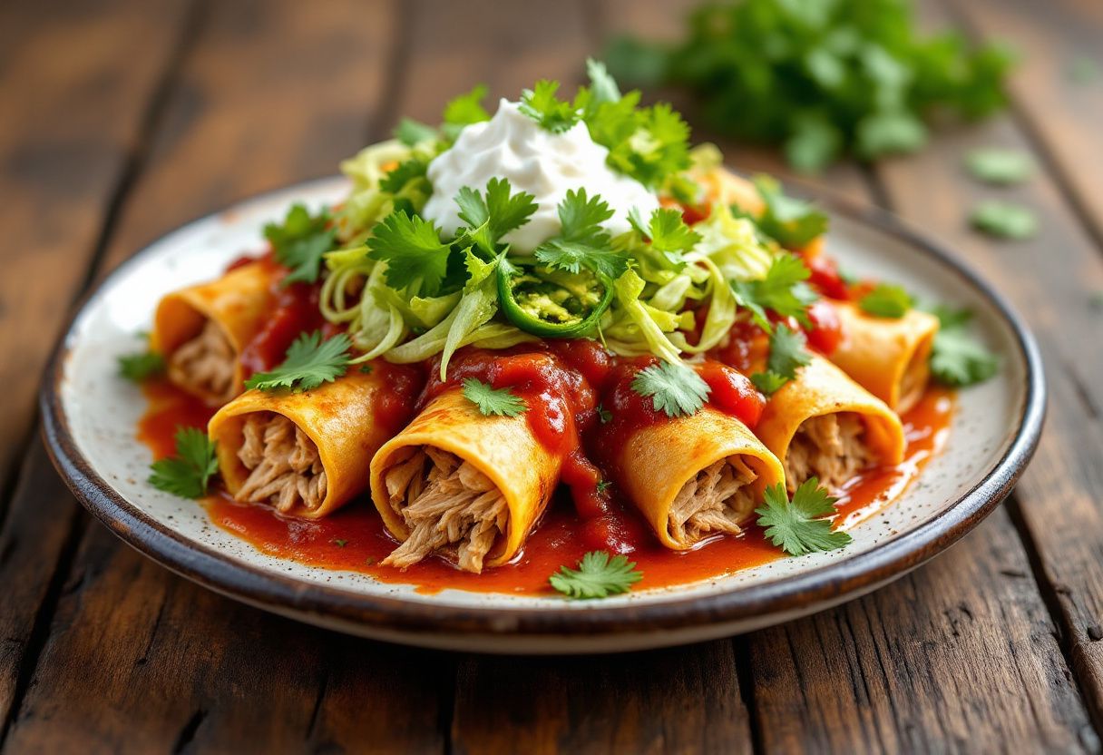Enchiladas Tapatías recipe image