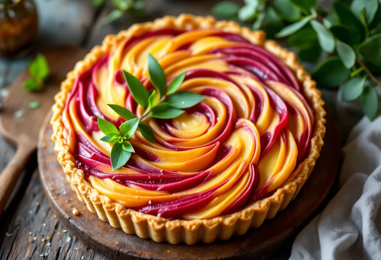 Eucalyptus Swirl Tart