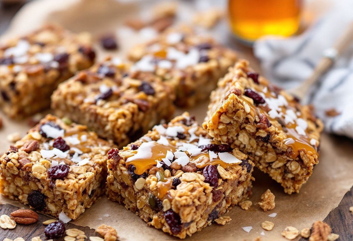 Farmhouse Maple Granola Bars