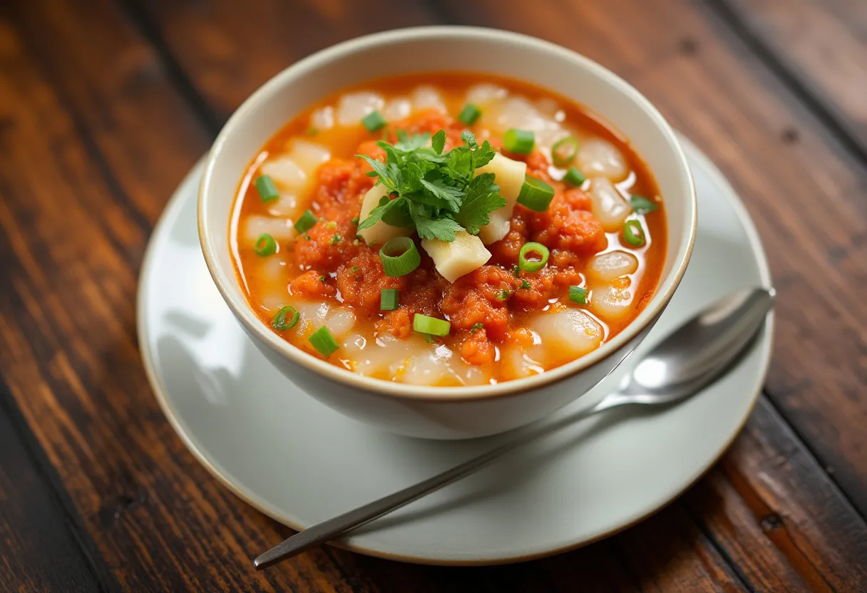 Fermented Shrimp Paste Porridge