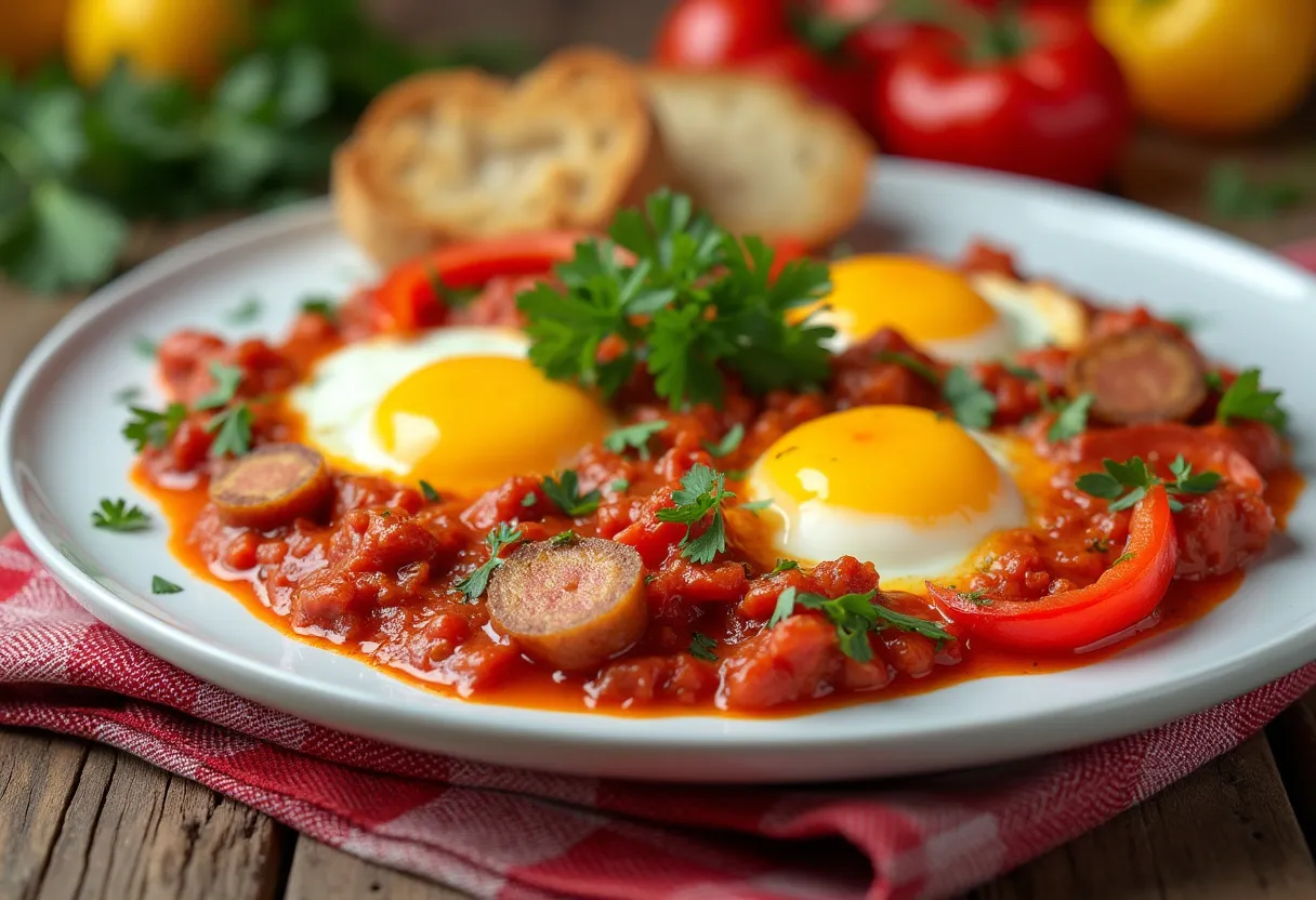 Flamenco Eggs recipe image