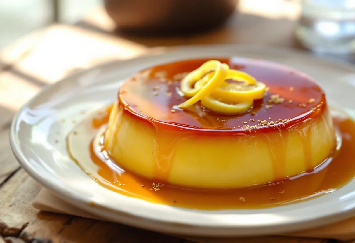 Flan de Yema al Ron