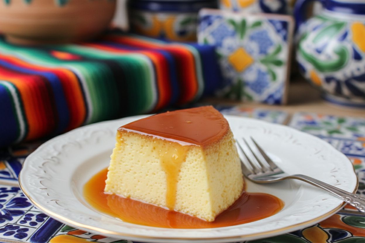 Flan Napolitano recipe image
