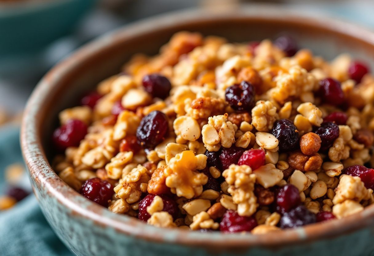 Flax Cranberry Crunch recipe image