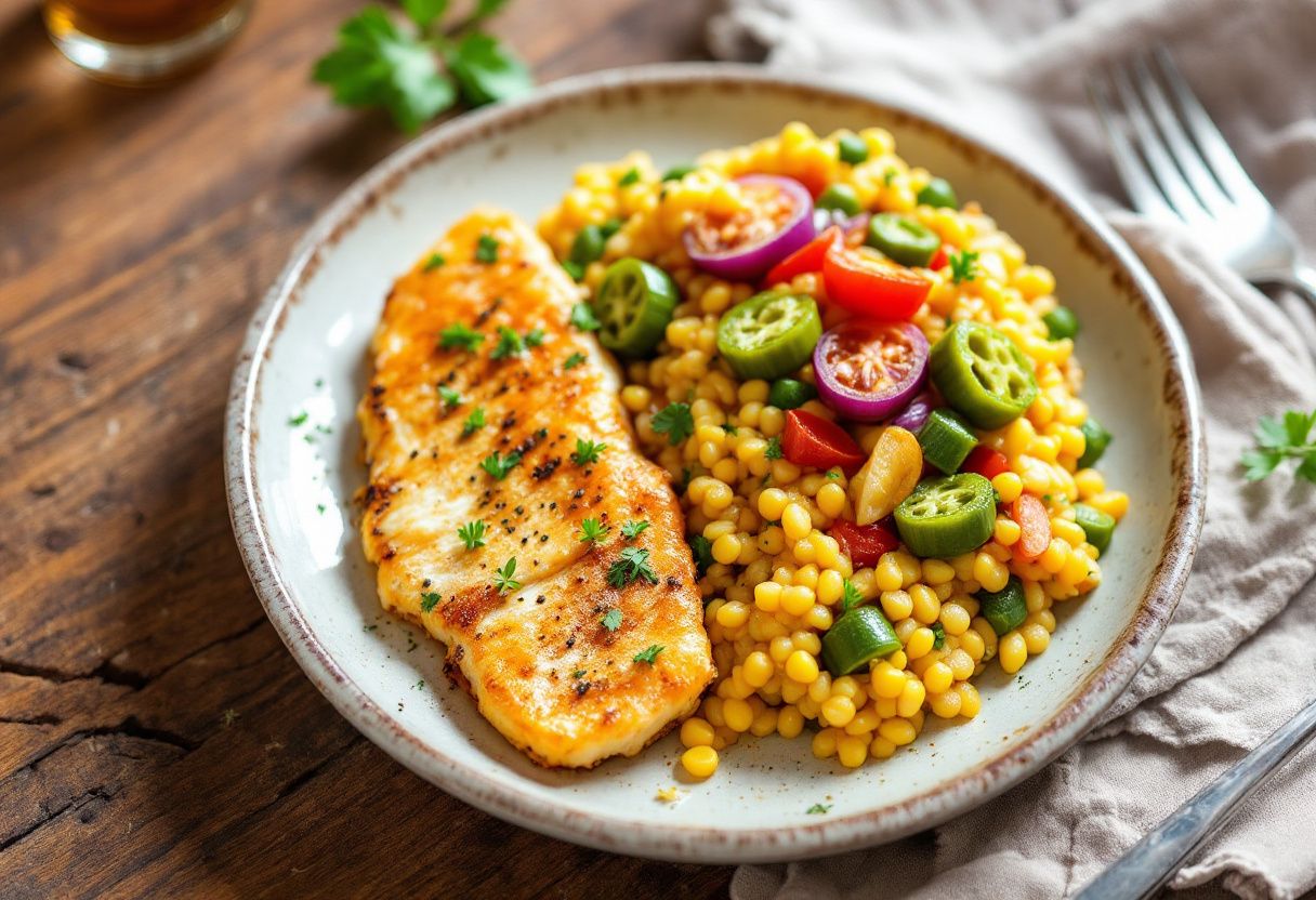 Flying Fish and Cou Cou recipe image