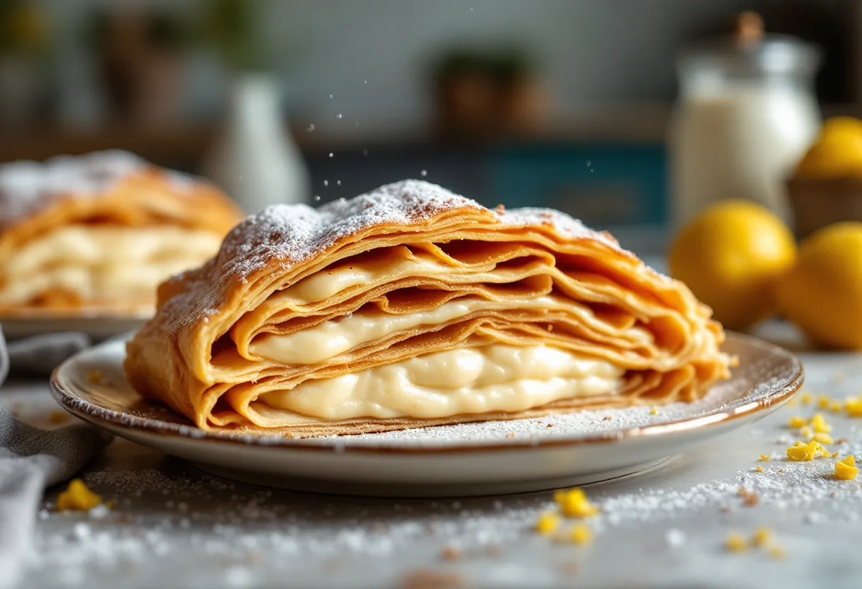 Frosted Bougatsa