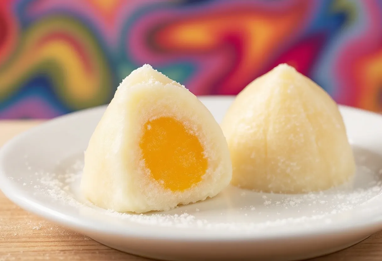 Fukuoka Mikan Mochi recipe image