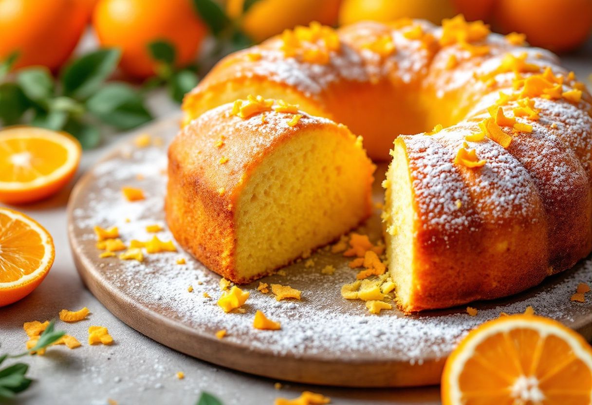 Galician Citrus Cake recipe image