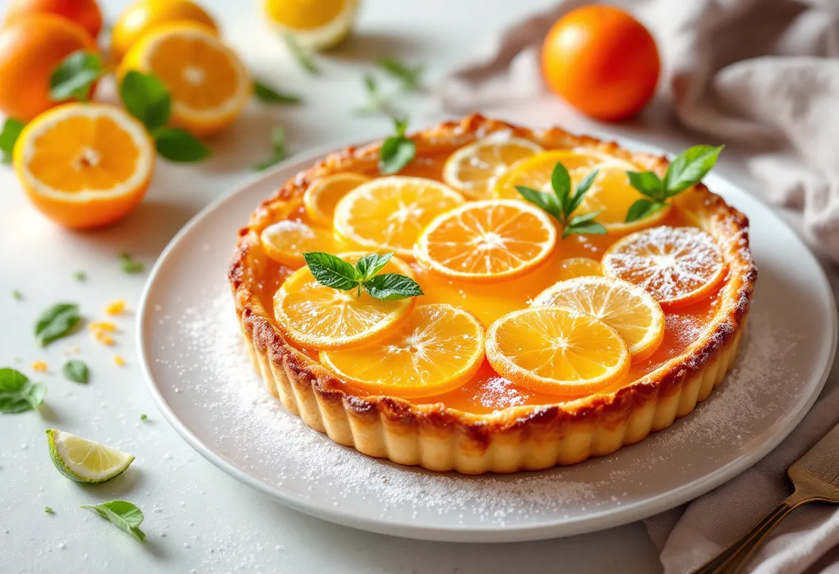 Galician Citrus Tart recipe image