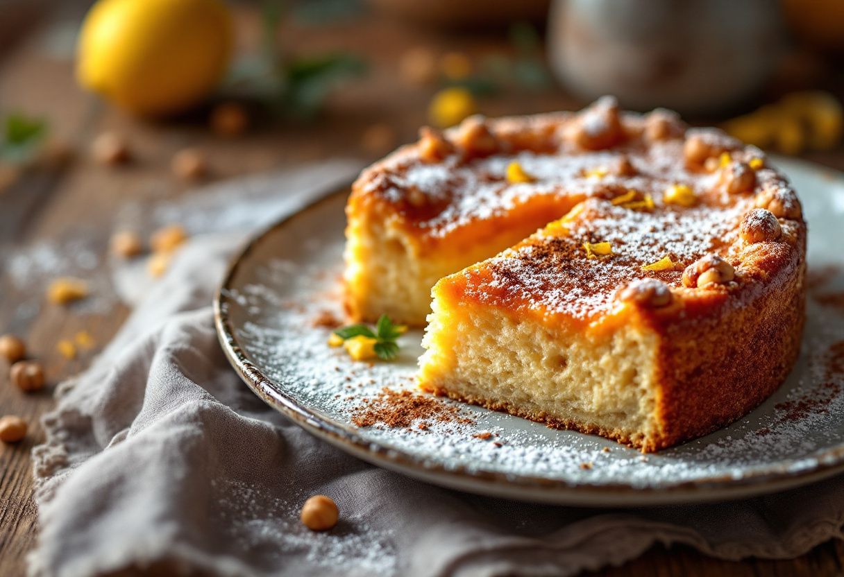 Galician Tarta de Abelleira