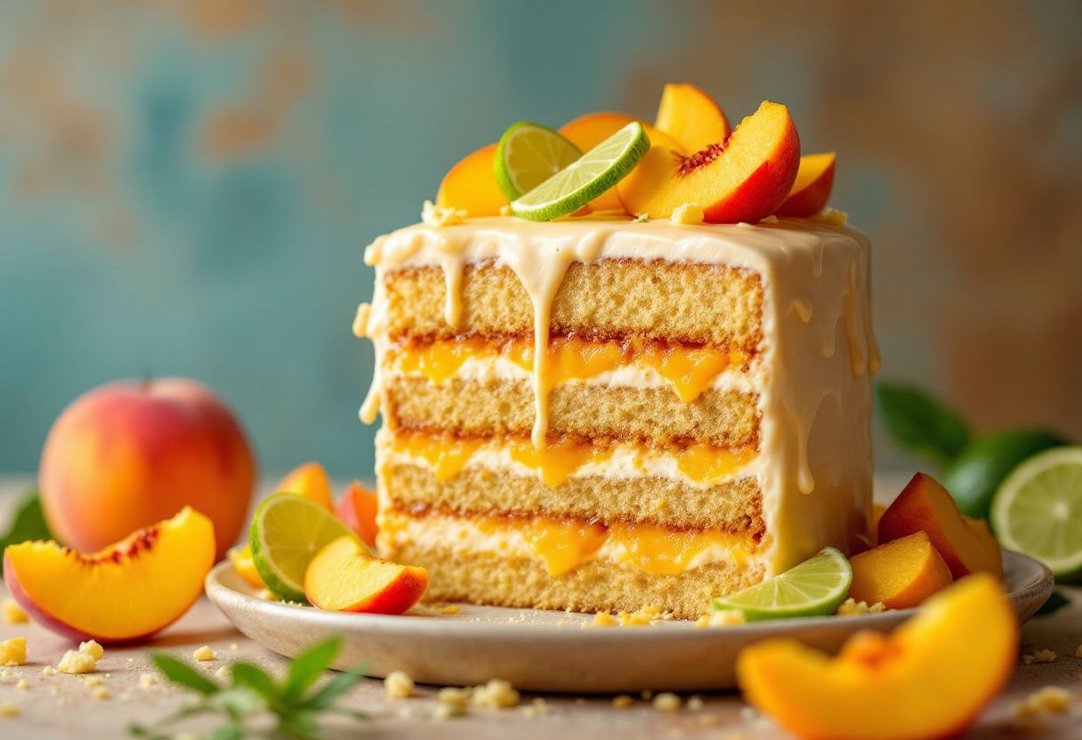 Gator Peach Fusion Cake