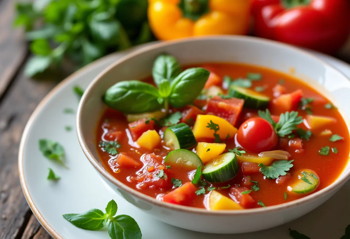 Gazpacho al Amanecer recipe image