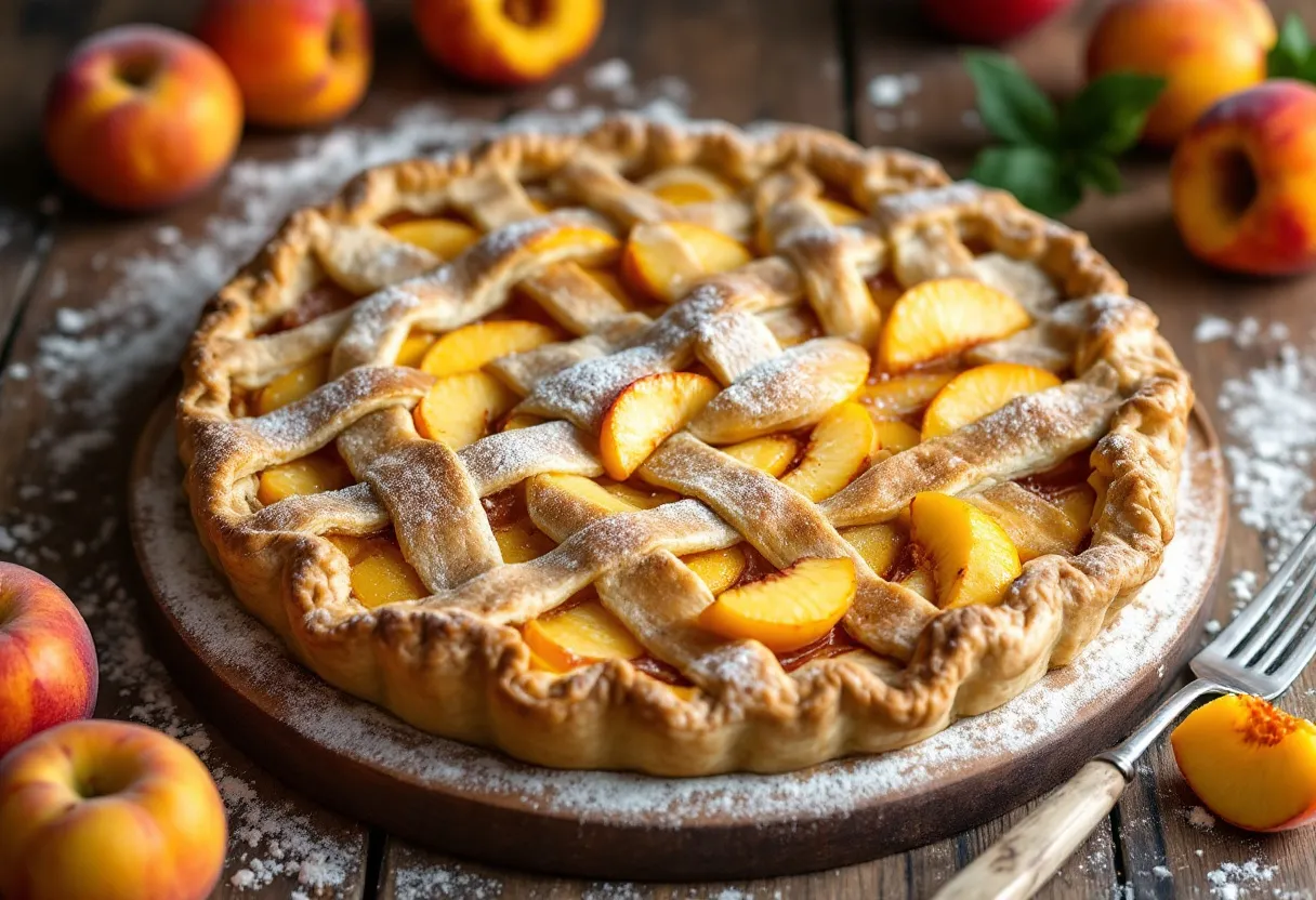 Georgia Peach Pie recipe image