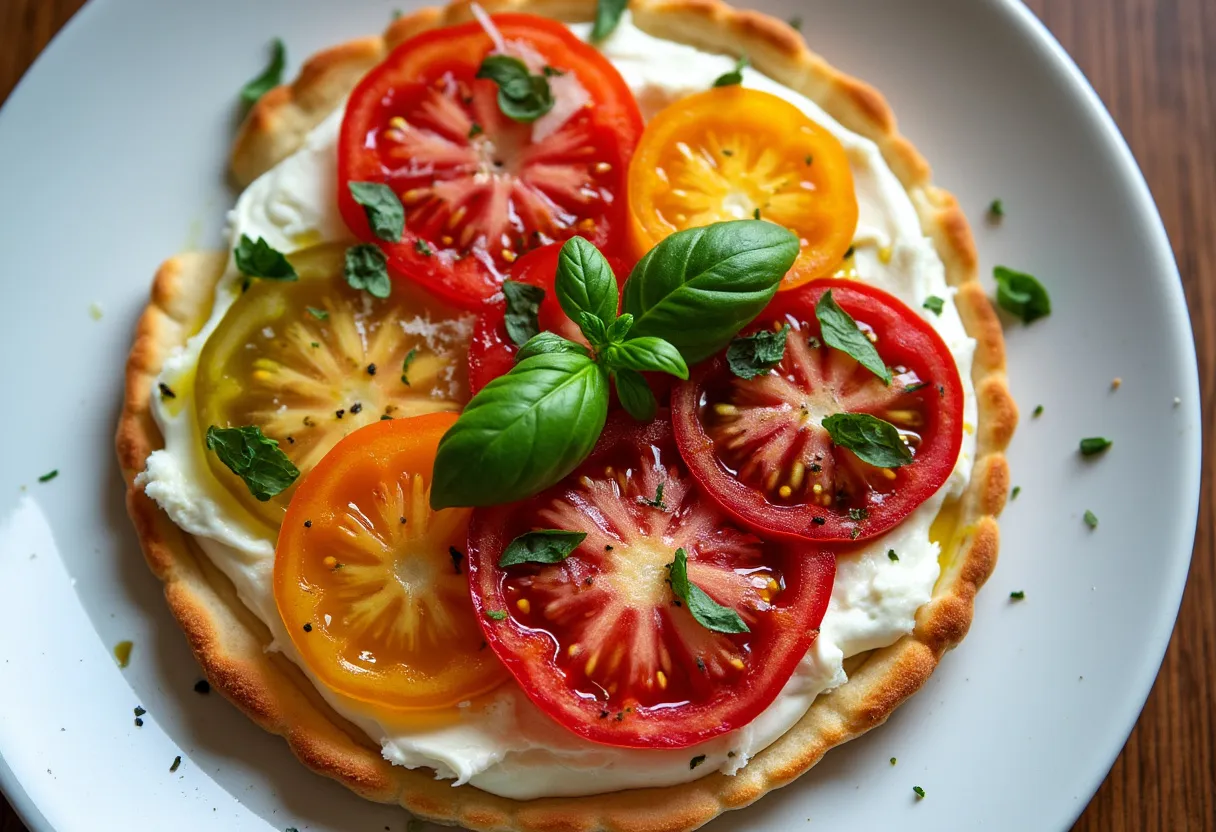 Gippsland Tomato Tart recipe image