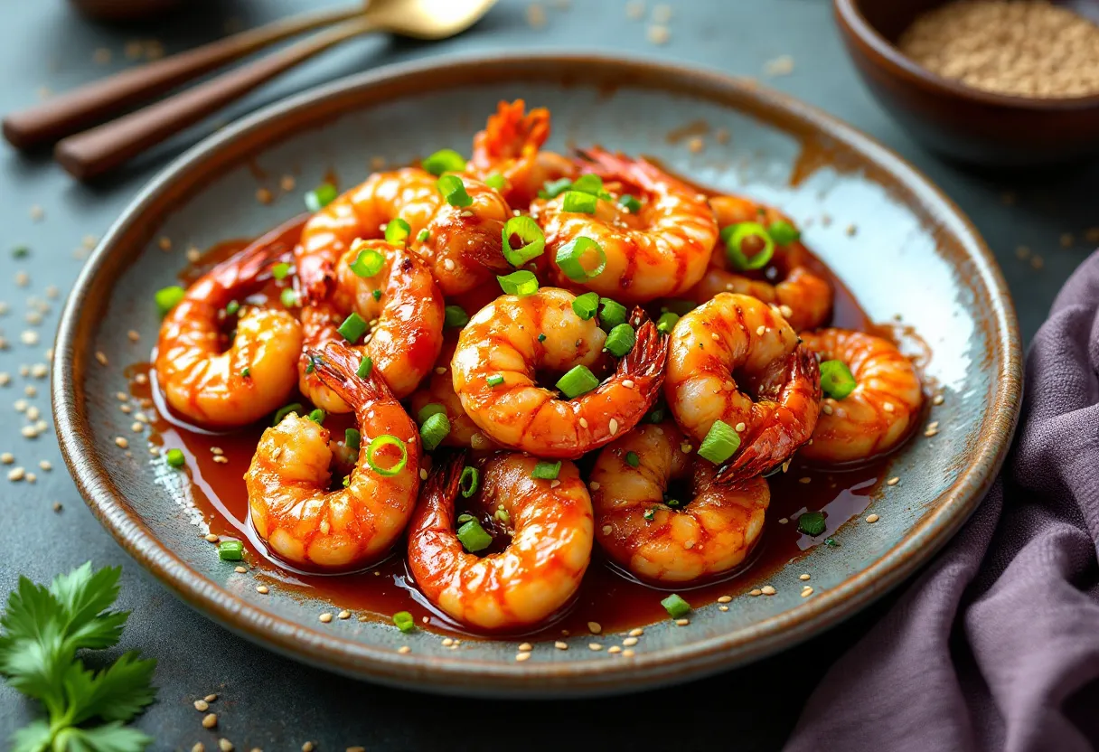 Gochujang Prawns recipe image