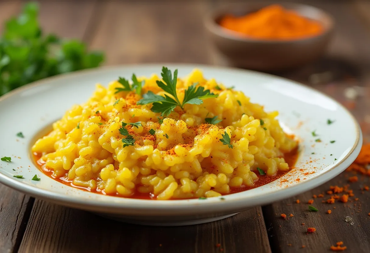 Golden Spice Risotto recipe image