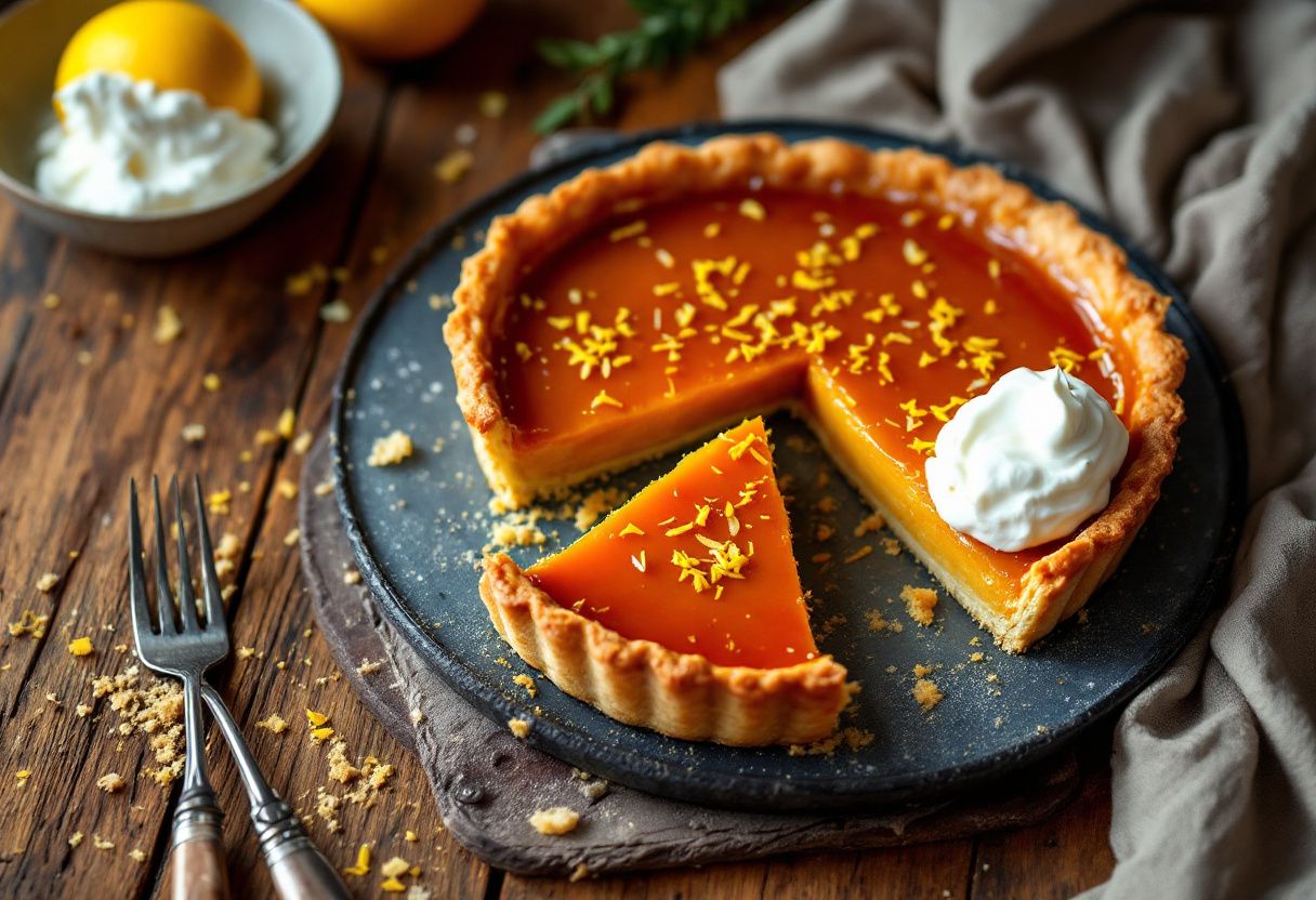 Golden Treacle Tart recipe image