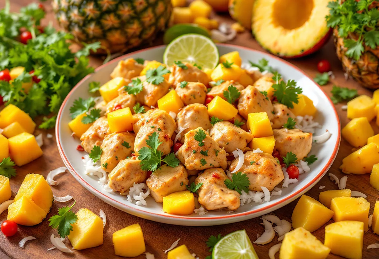 Gourmandise Tropicaine recipe image