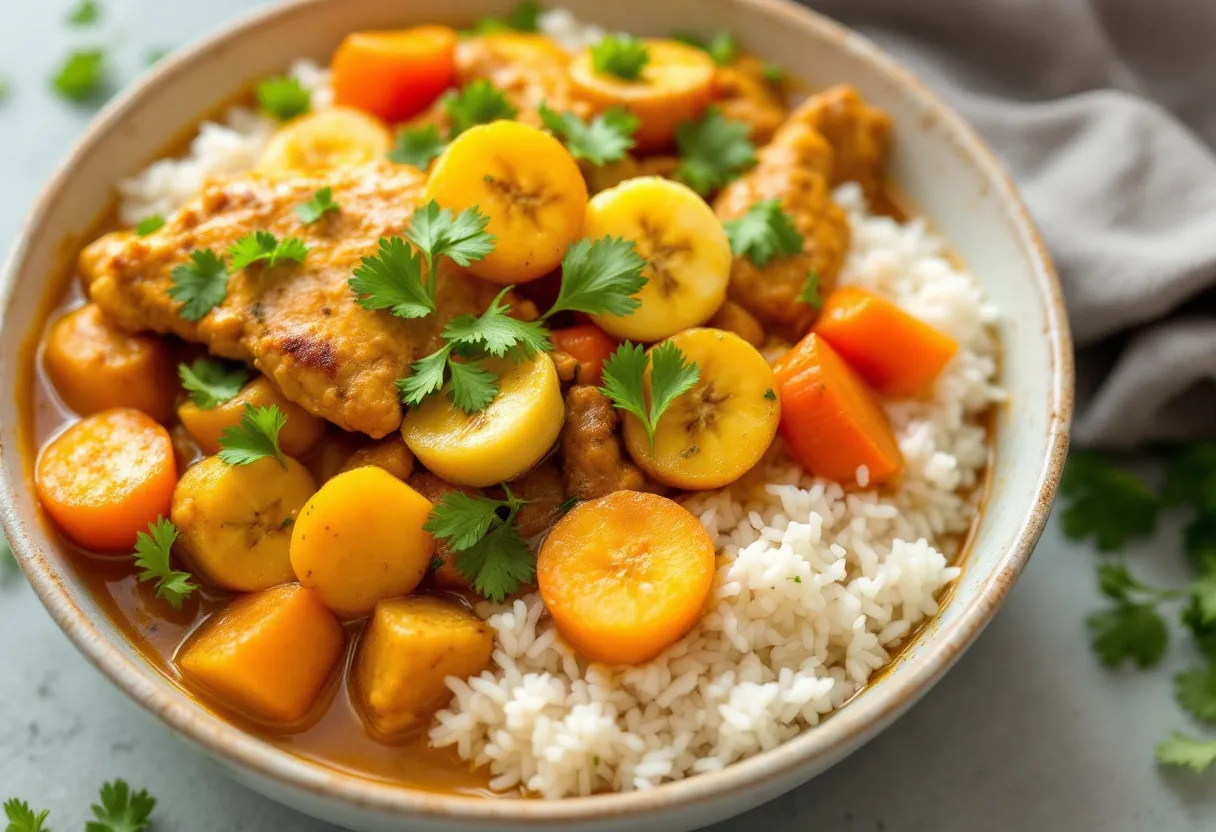 Guamian Coconut Curry Bowl