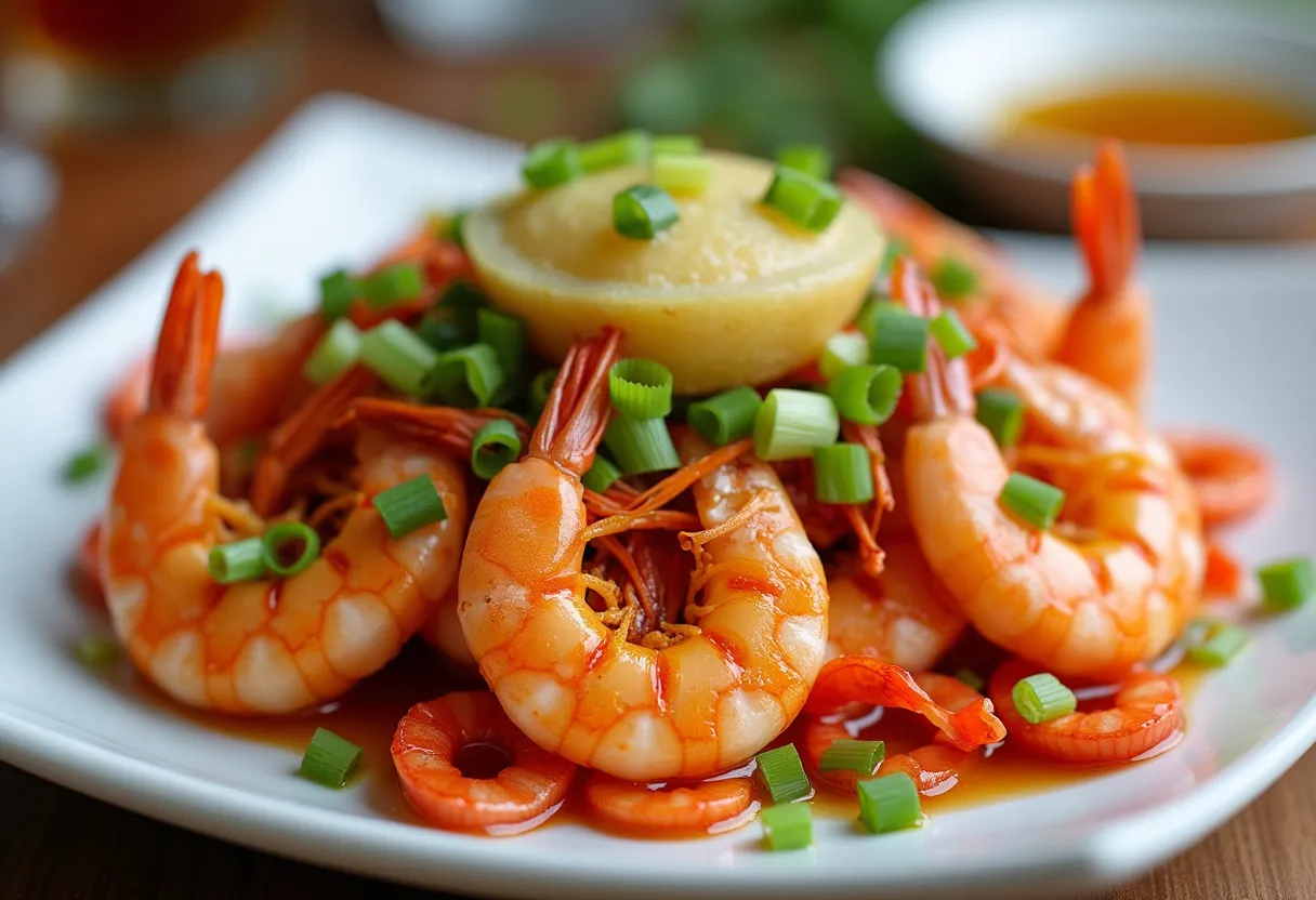 Guangdong Jasmine Prawns recipe image