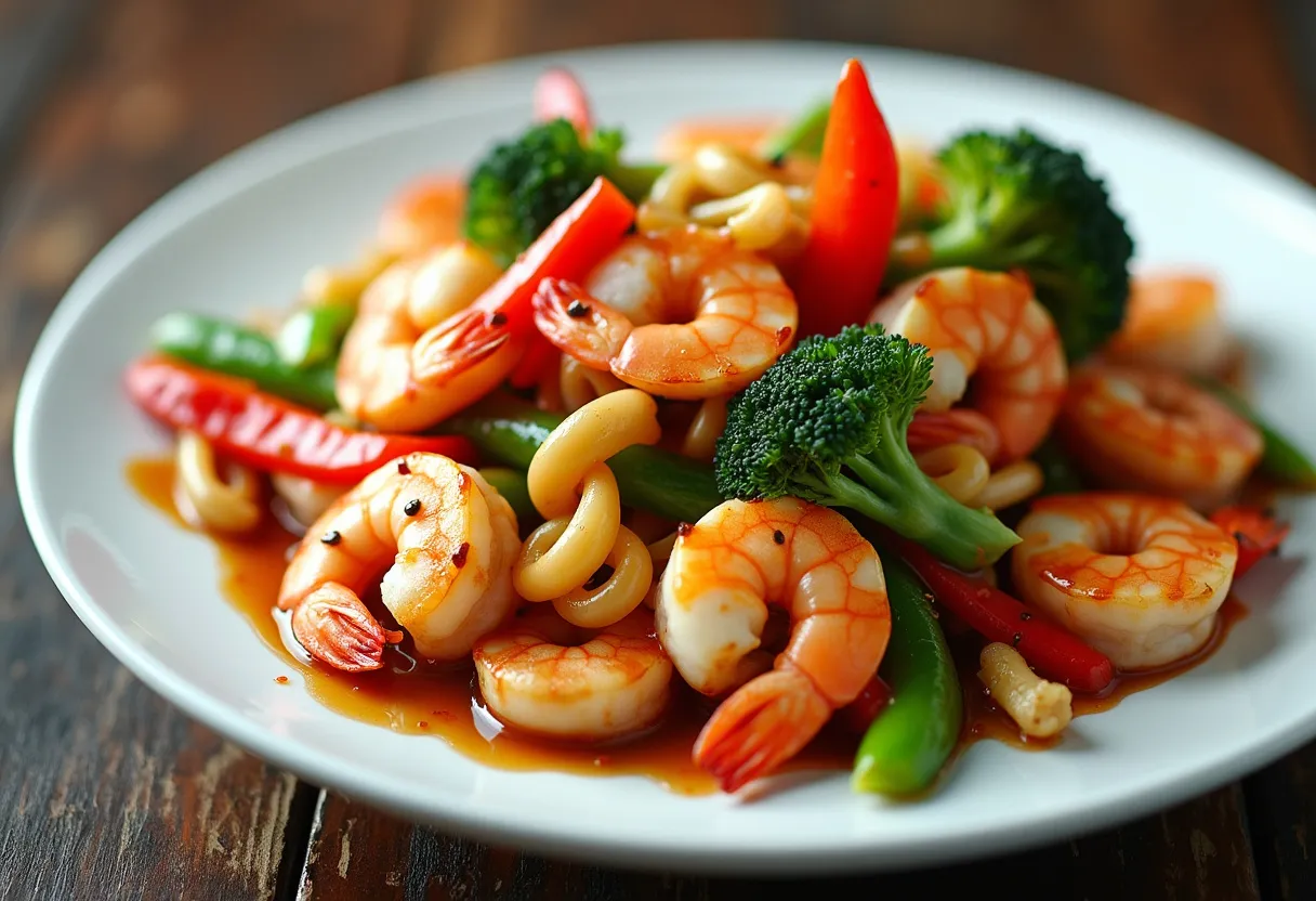 Guangdong Seafood Stir-Fry