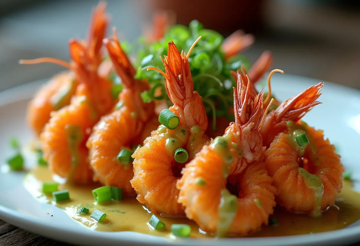 Guangdong Wasabi Prawns