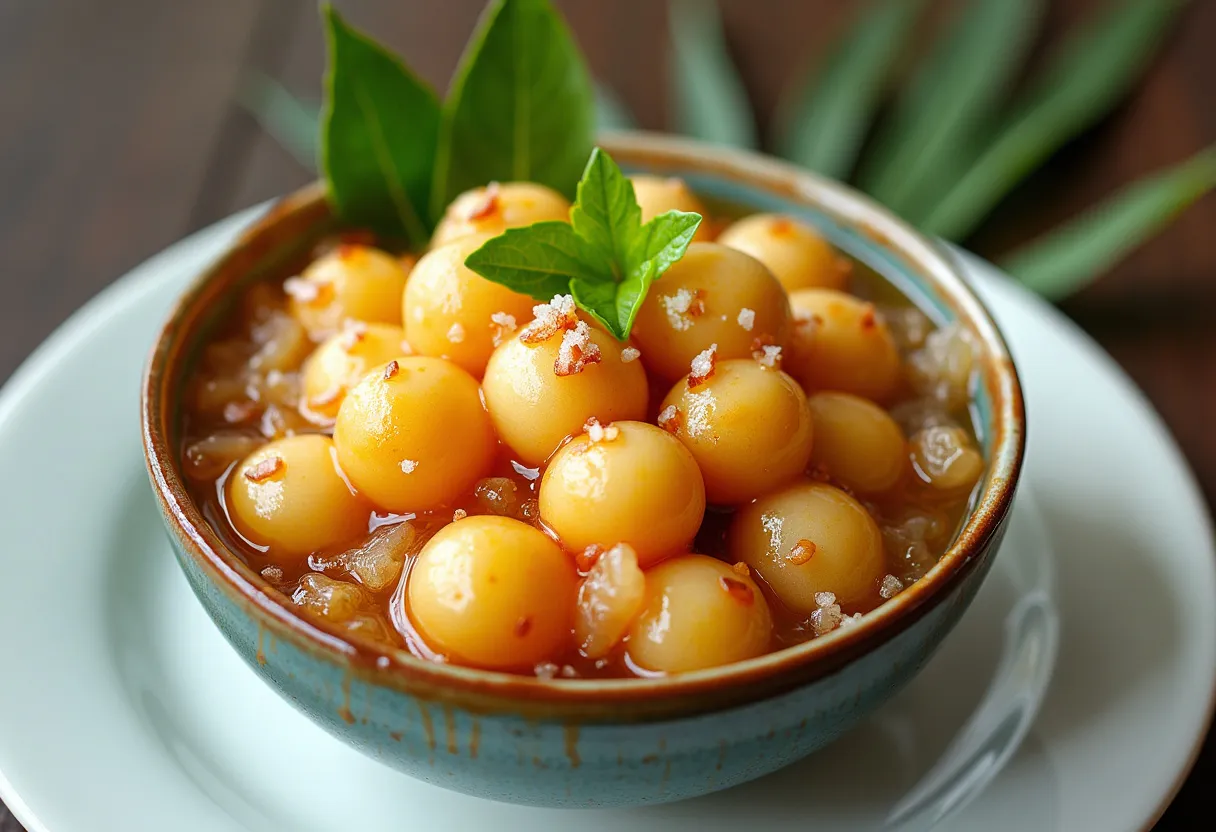 Gula Melaka Sago Pudding