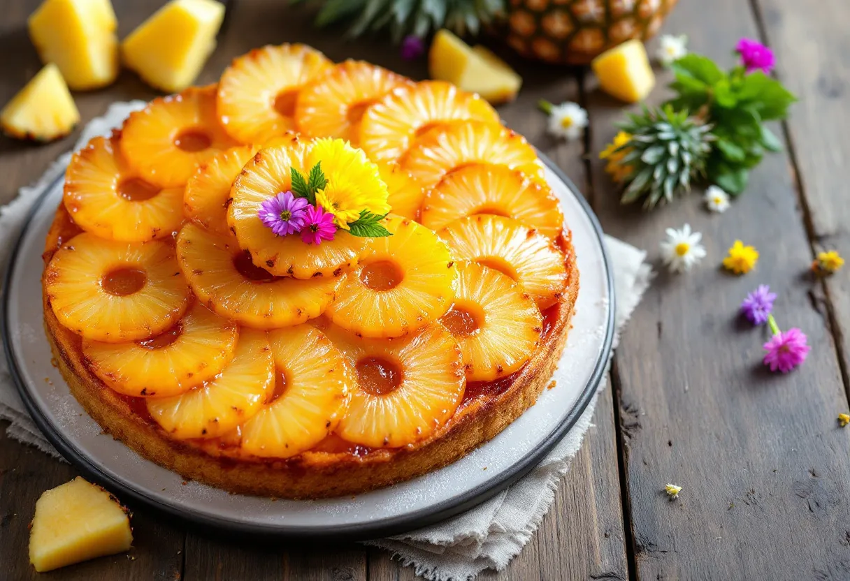 Guyanais Gâteau d'Ananas