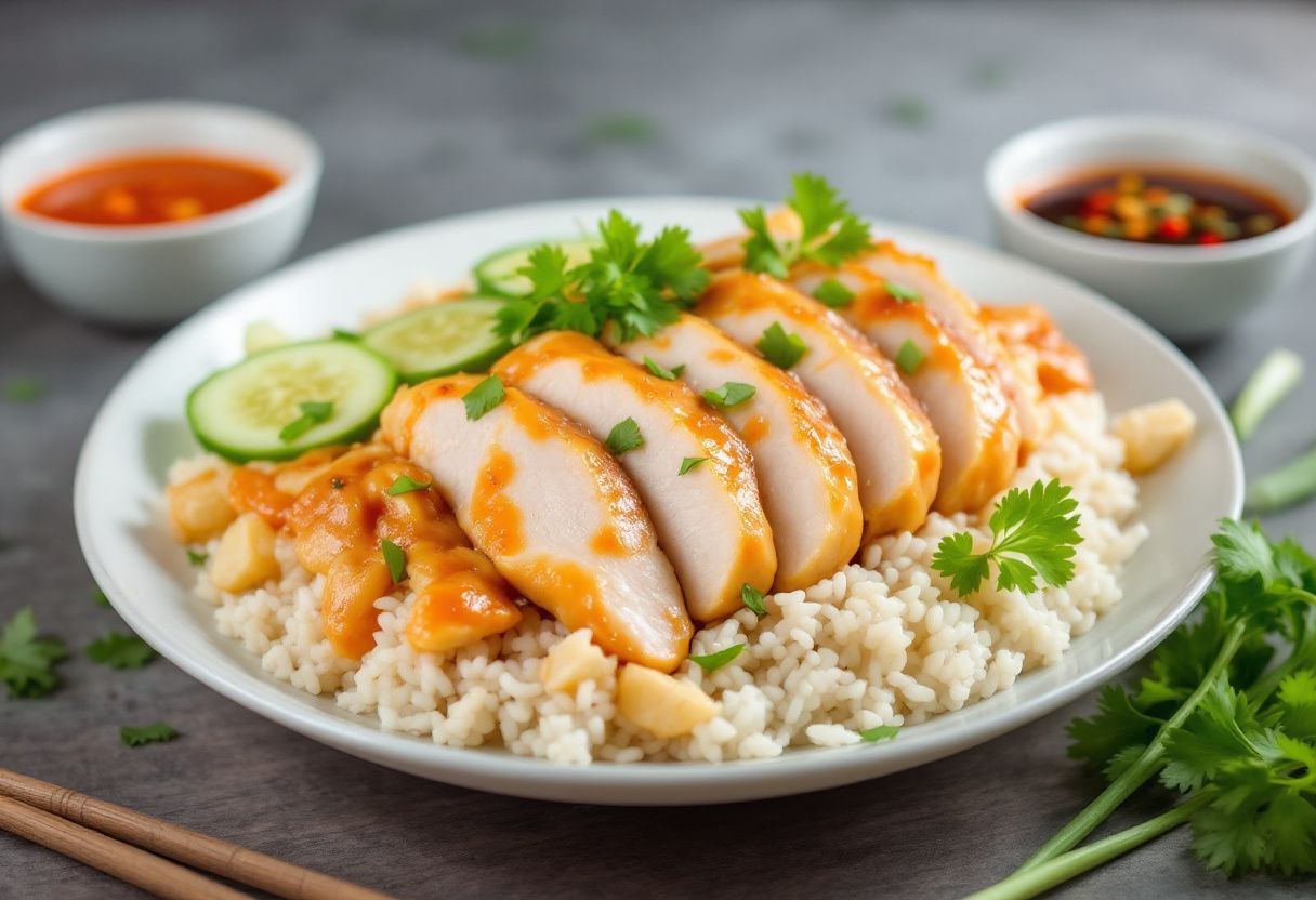 Hainanese Chicken Rice