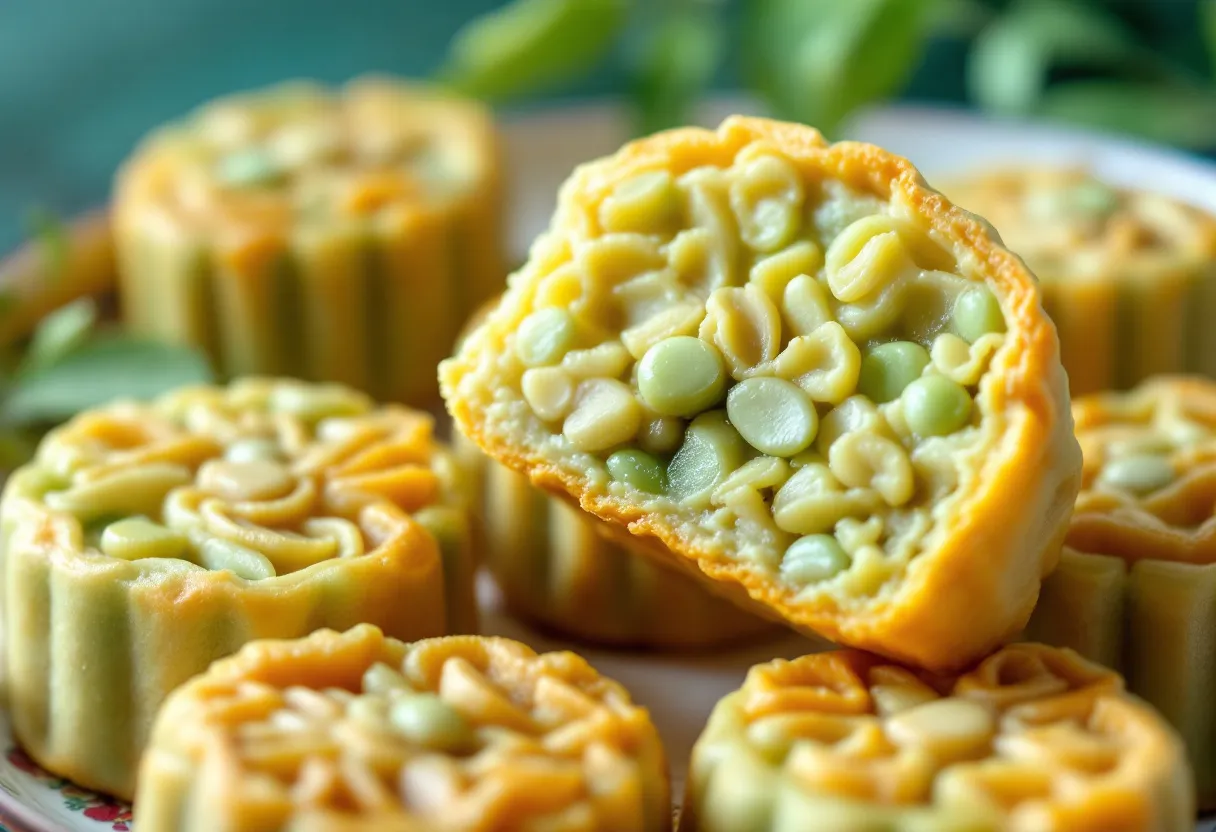 Hangzhou Green Bean Mooncake