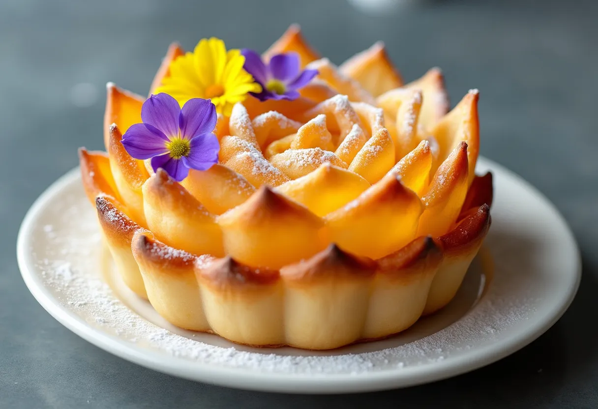 Hangzhou Lotus Petal Tart recipe image
