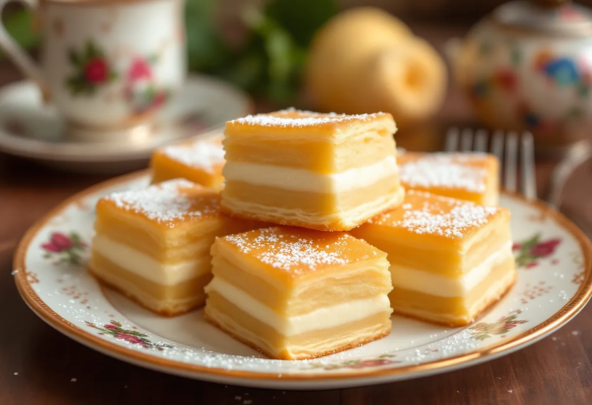Hanoi Creme Squares recipe image