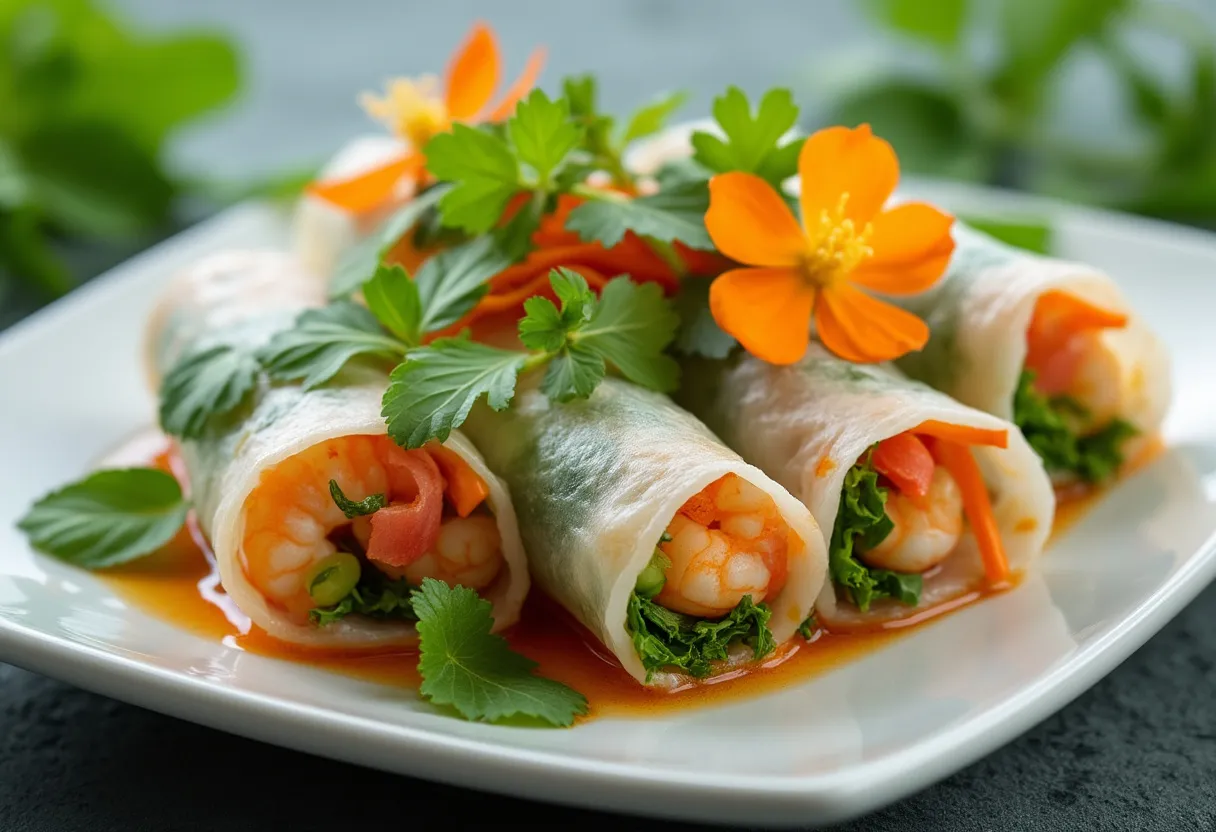 Hanoi Orange Blossom Roll recipe image
