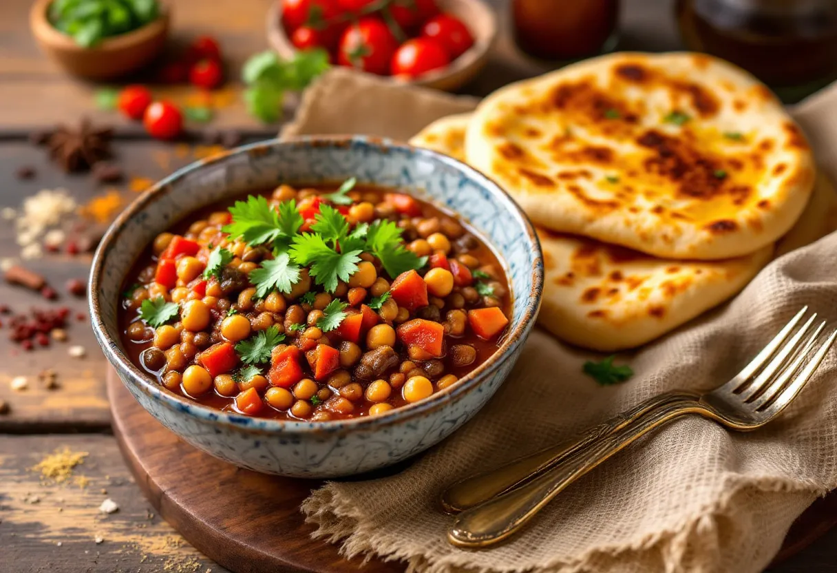 Harira Oily Flatbread Marvel recipe image