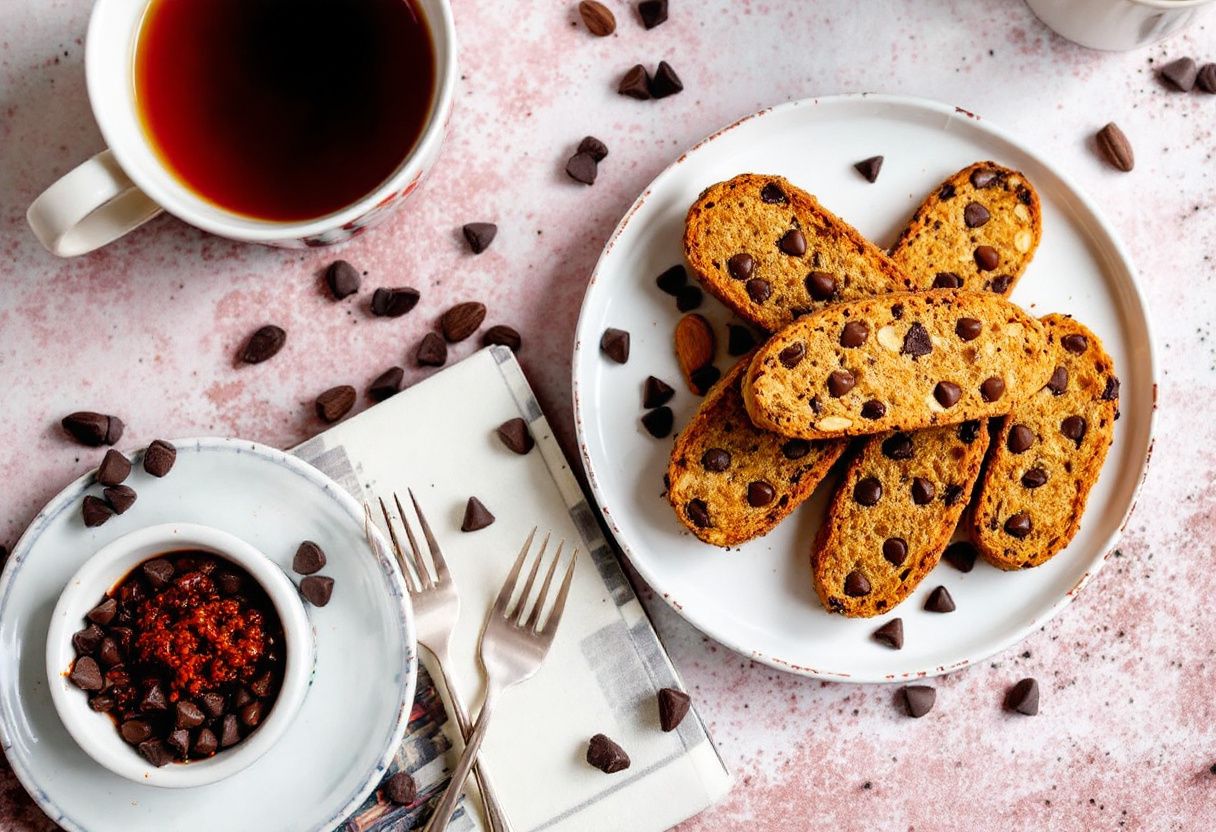 Harissa Coffee Biscotti recipe image