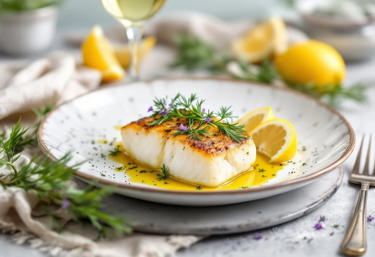 Heather-infused Haddock recipe image