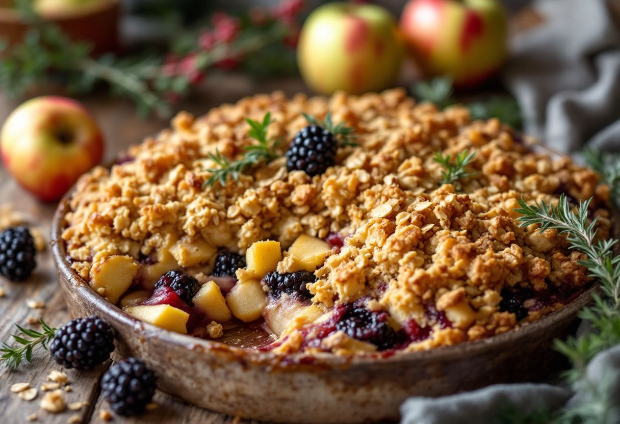 Heathered Tartan Crumble recipe image
