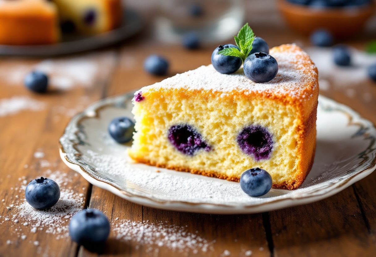 Heidelbeerkuchen recipe image