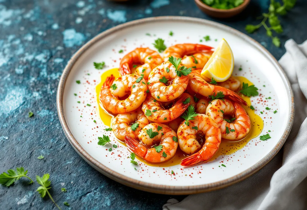 Heraklion Ember Shrimps recipe image