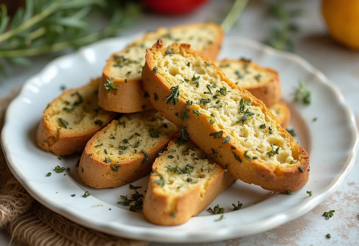 Herbes de Provence Biscotti recipe image