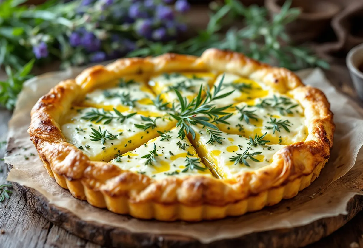 Herbes de Provence Tarte recipe image