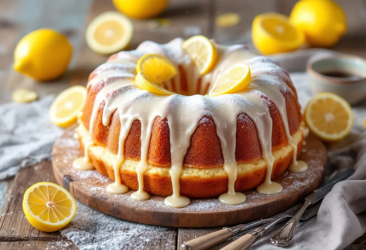 Hessian Drizzle Cake recipe image