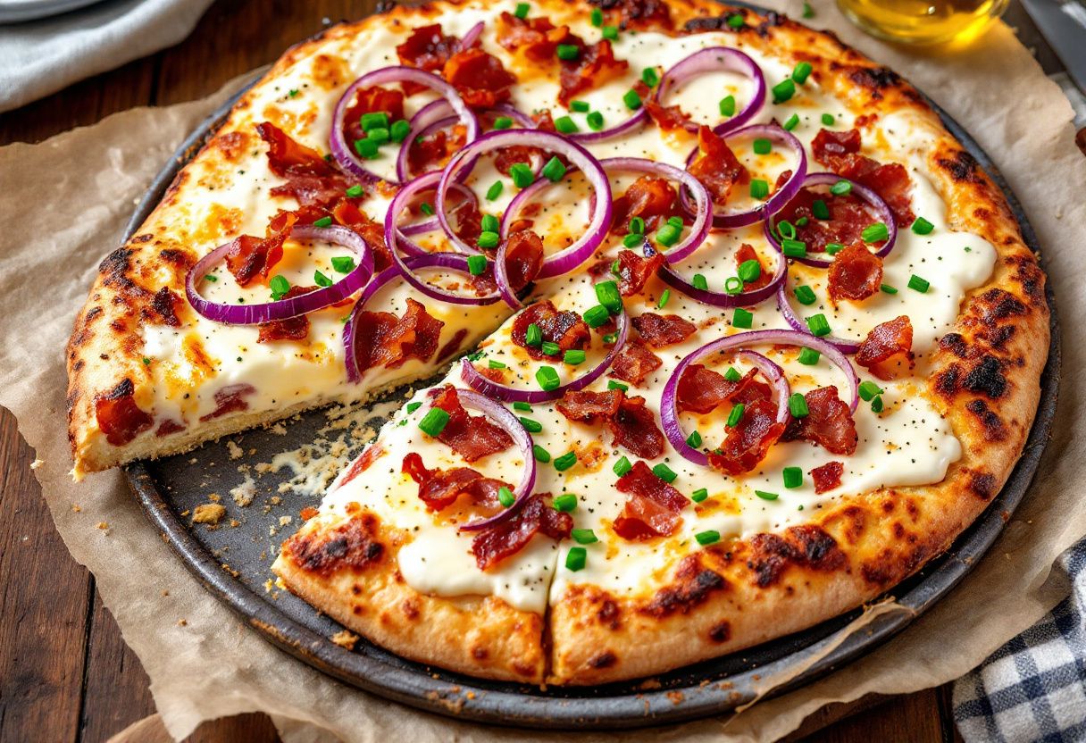 Hessian Flammkuchen recipe image