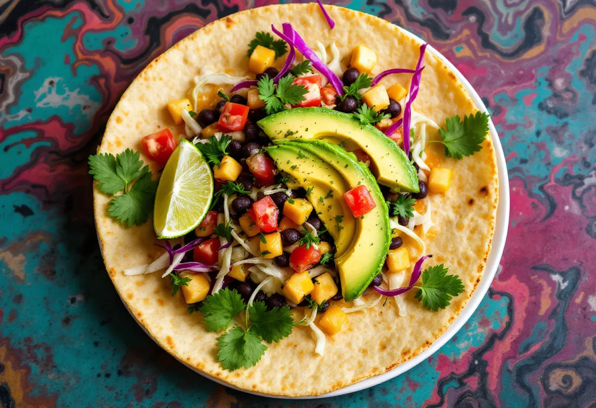 Hierbabuena Tlayuda recipe image