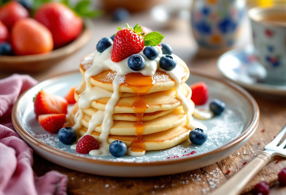 Hokkaido Mochi Pancakes