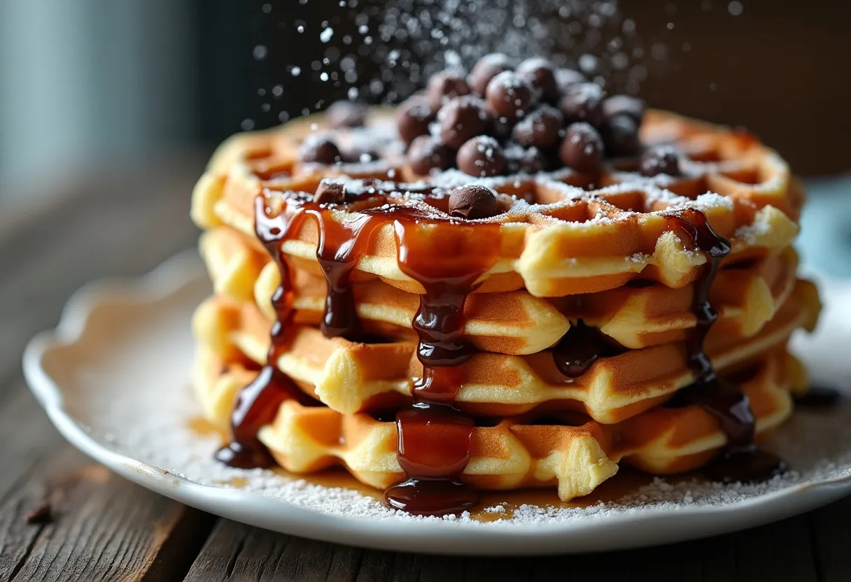 Homer’s Moon Waffles From The Simpsons Tv Show recipe image